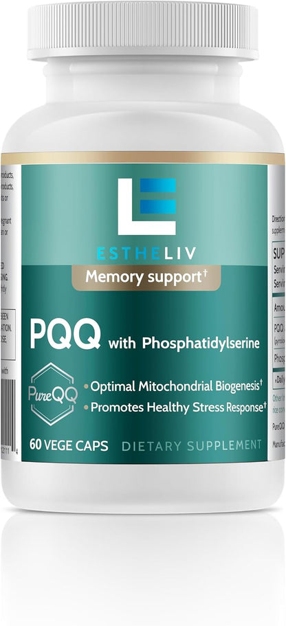 ESTHELIV PQQ with Phosphatidylserine 60 VegeCaps