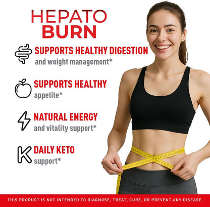 Hepato Burn (2 Pack) - 120 Capsules - Liver and Metabolism support Supplement | LIVORKA