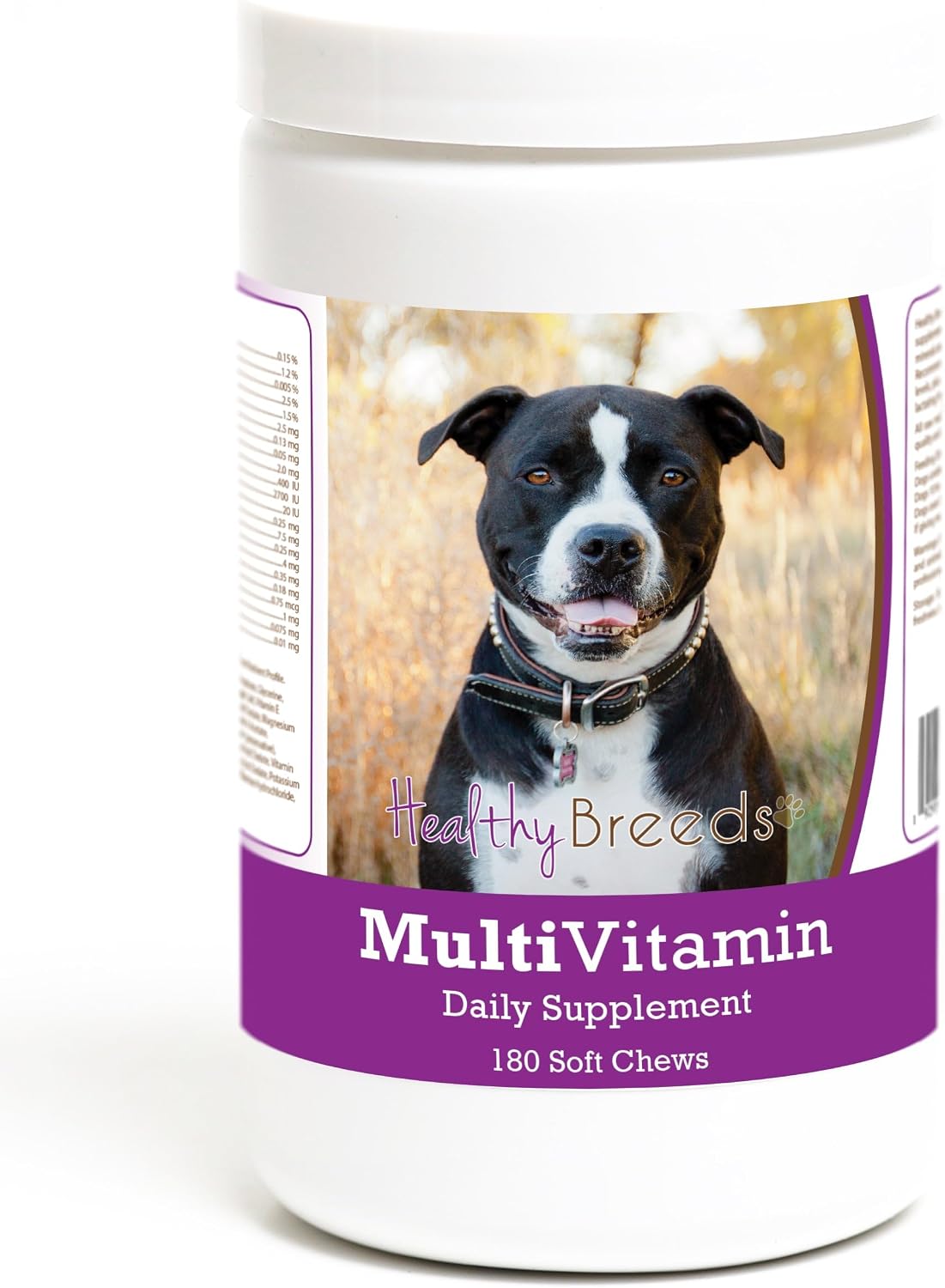 Healthy Breeds Pit Bull Multivitamin Soft Chews for Dogs 180 Count - görsel 1