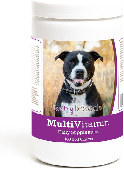 Healthy Breeds Pit Bull Multivitamin Soft Chews for Dogs 180 Count