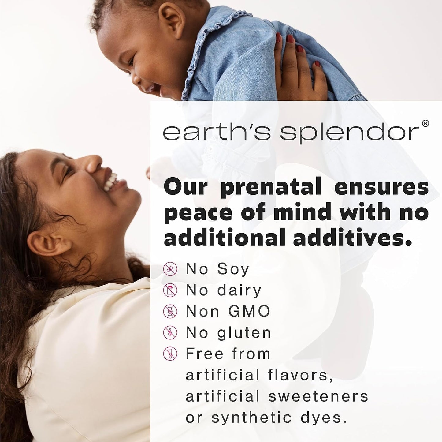 Earth's Splendor Prenatal Multivitamin - 180 Tablets (6-Month Supply) - görsel 3
