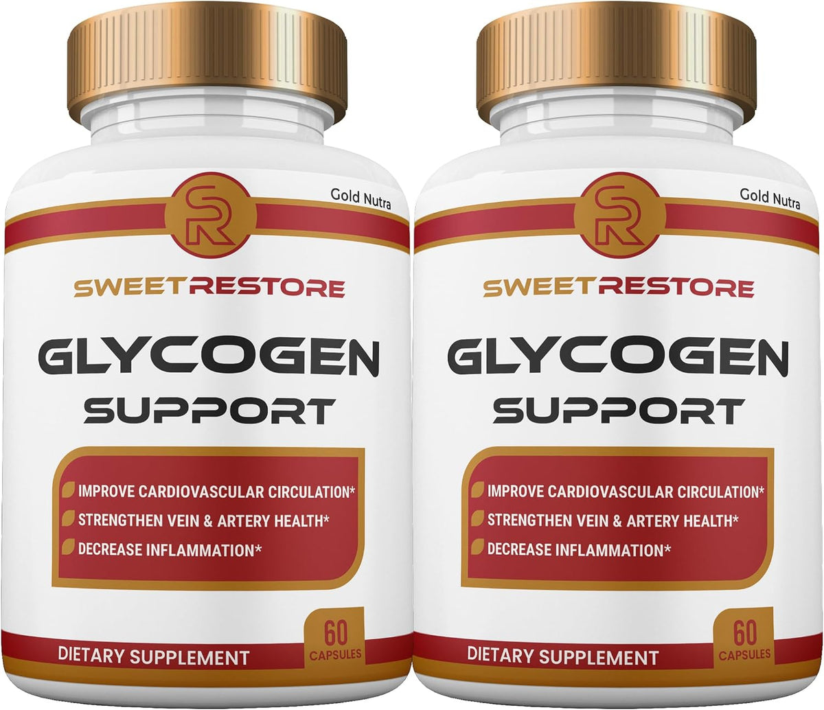 Sweet Restore Capsules – All-Natural Maximum Strength Glyco Pills, 2 Months' Supply (2 Pack) - görsel 1