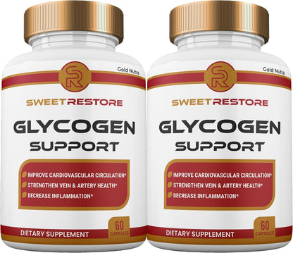 Sweet Restore Capsules – All-Natural Maximum Strength Glyco Pills, 2 Months' Supply (2 Pack)