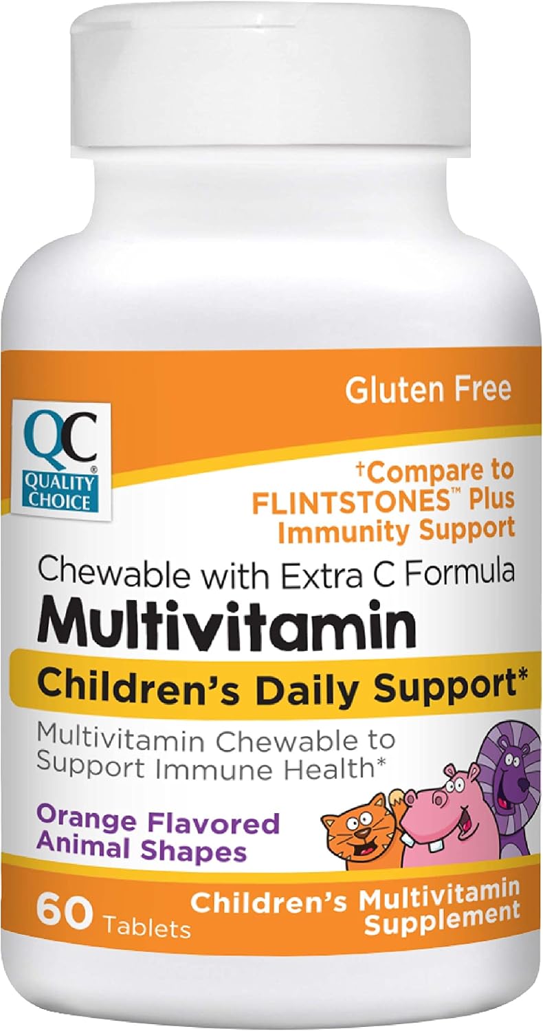 Quality Choice Children's Animal-Shaped Multivitamin with Extra Vitamin C for Immune Support Chewables (Pack of 5) - görsel 3