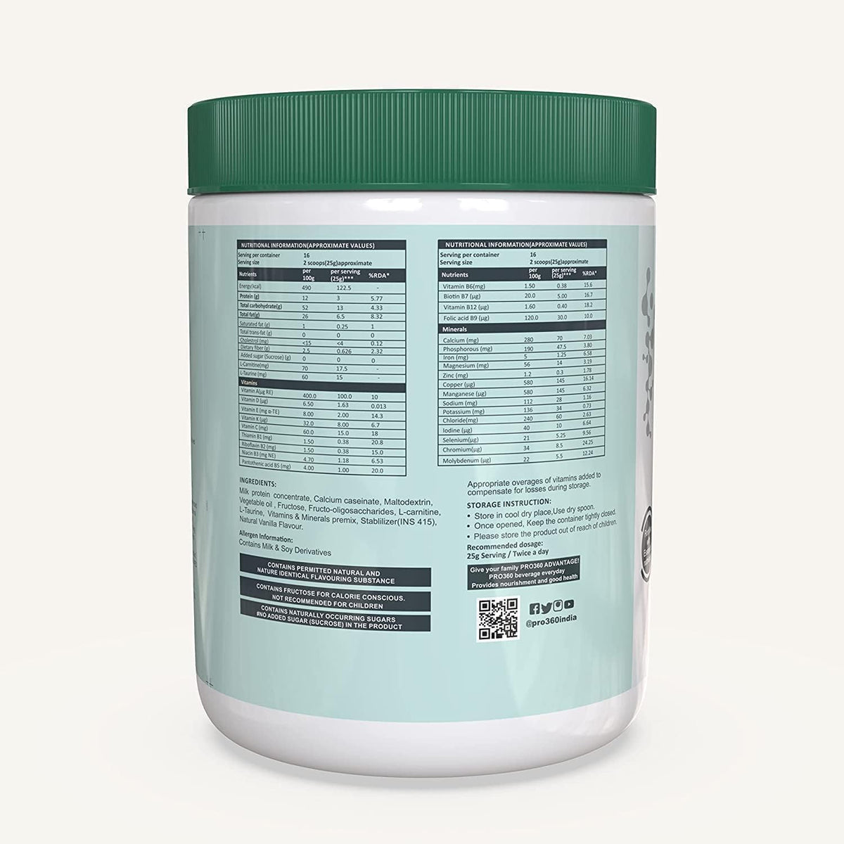 Senta LP Non-Dialysis Care Nutritional Protein Drink (Vanilla) - No Added Sugar, Kidney Health Supplement, 400g - görsel 3