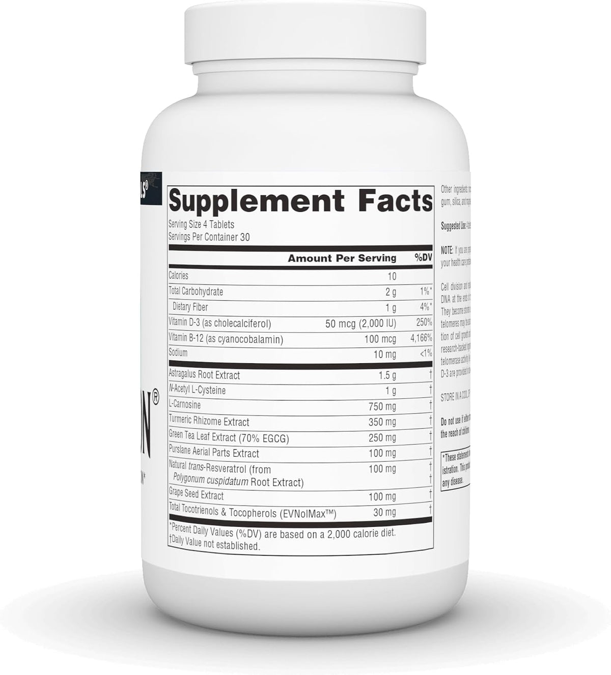 Source Naturals Telomeron - 120 Tablets - görsel 2