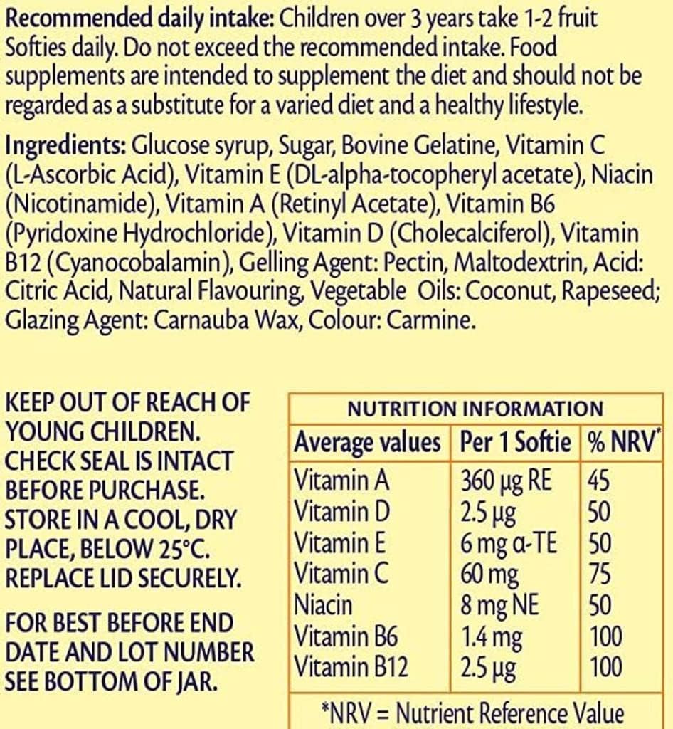 Haliborange Kids Multivitamin Strawberry Softies – 30 Chewable Softies - görsel 2