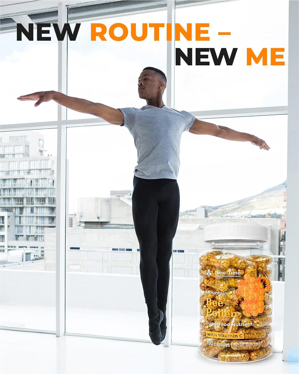 Bee Pollen Capsules – Organic Supplement for Energy and Vitality - görsel 7