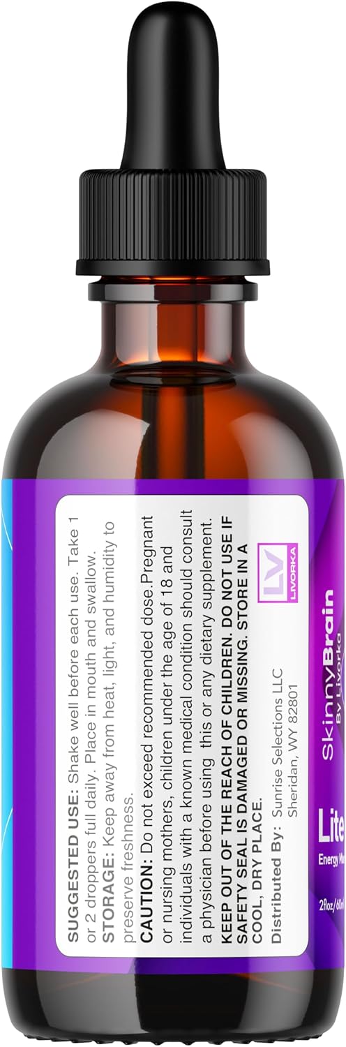 (2 Pack) Skinny Brain Liquid Drops, Skinny Brain Mineral Drops – 2 Bottles for 60 Days - görsel 5