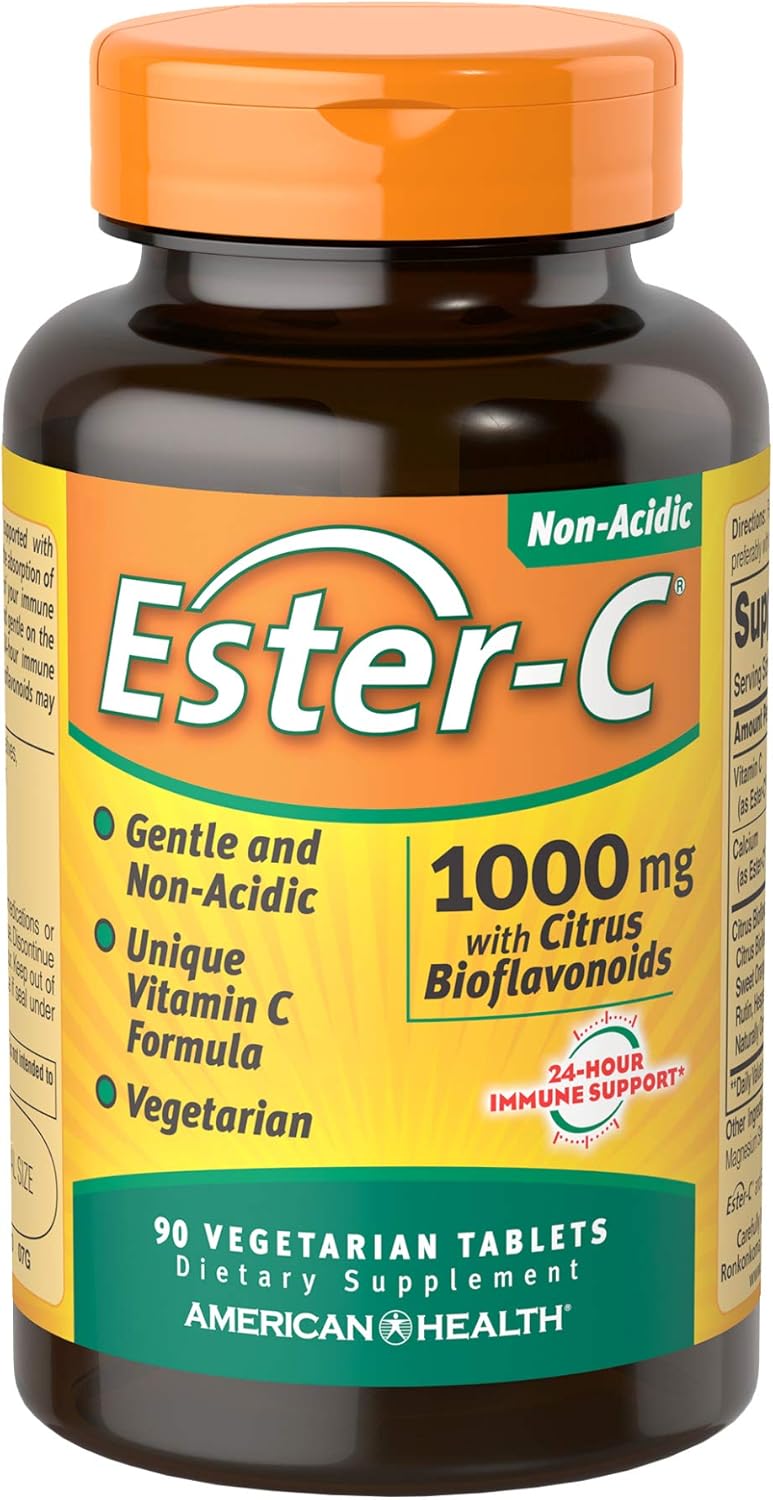 American Health Ester-C with Citrus Bioflavonoids, 1000 mg, 90 Tablets - görsel 1