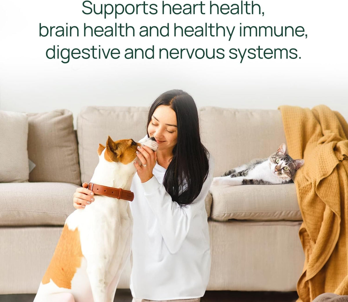 pawTree Salmon Oil for Dogs and Cats – Omega-3 & Omega-6 Supplement - görsel 4
