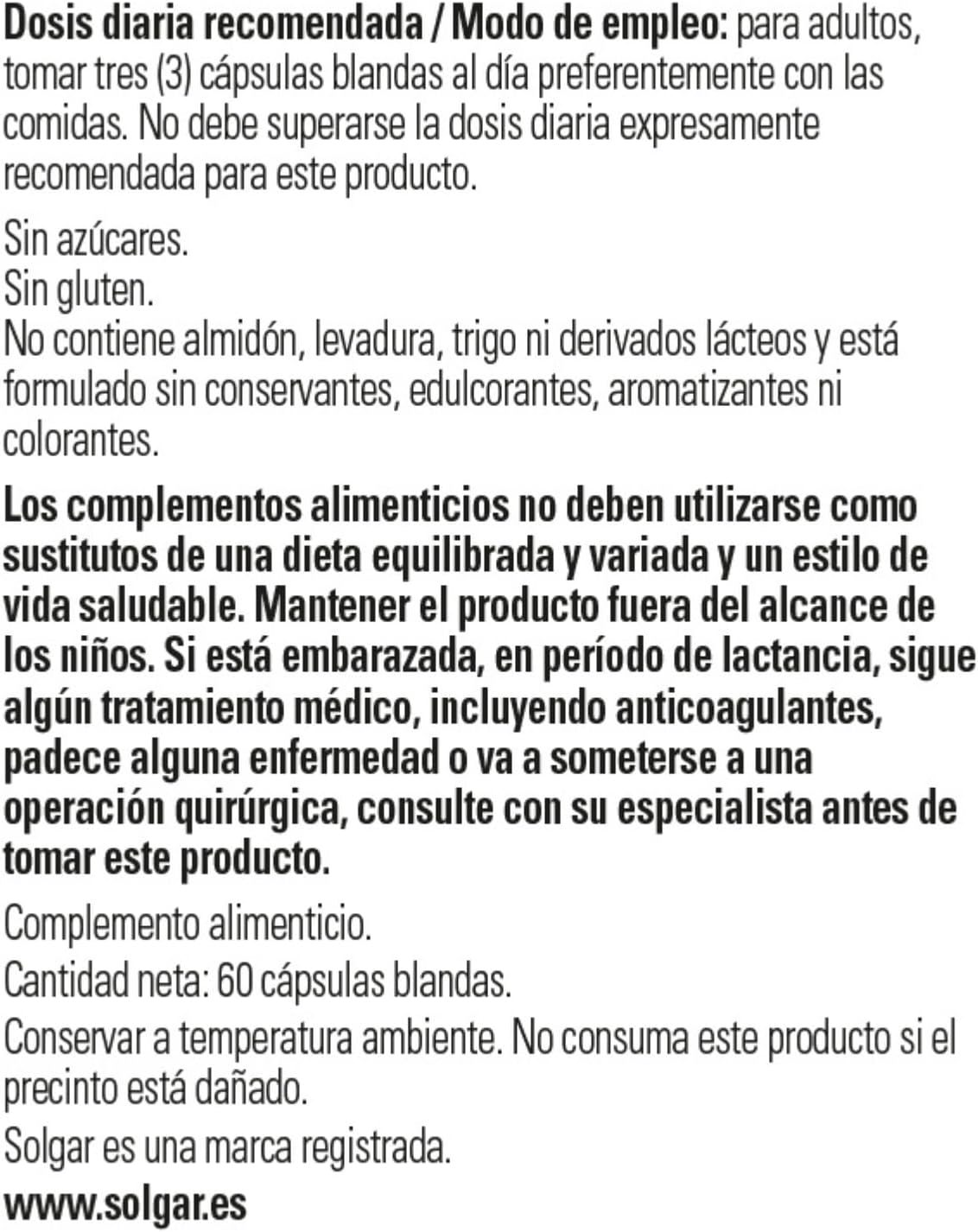 Solgar EFA 1300 mg Omega 3-6-9, 60 Soft Capsules - görsel 2
