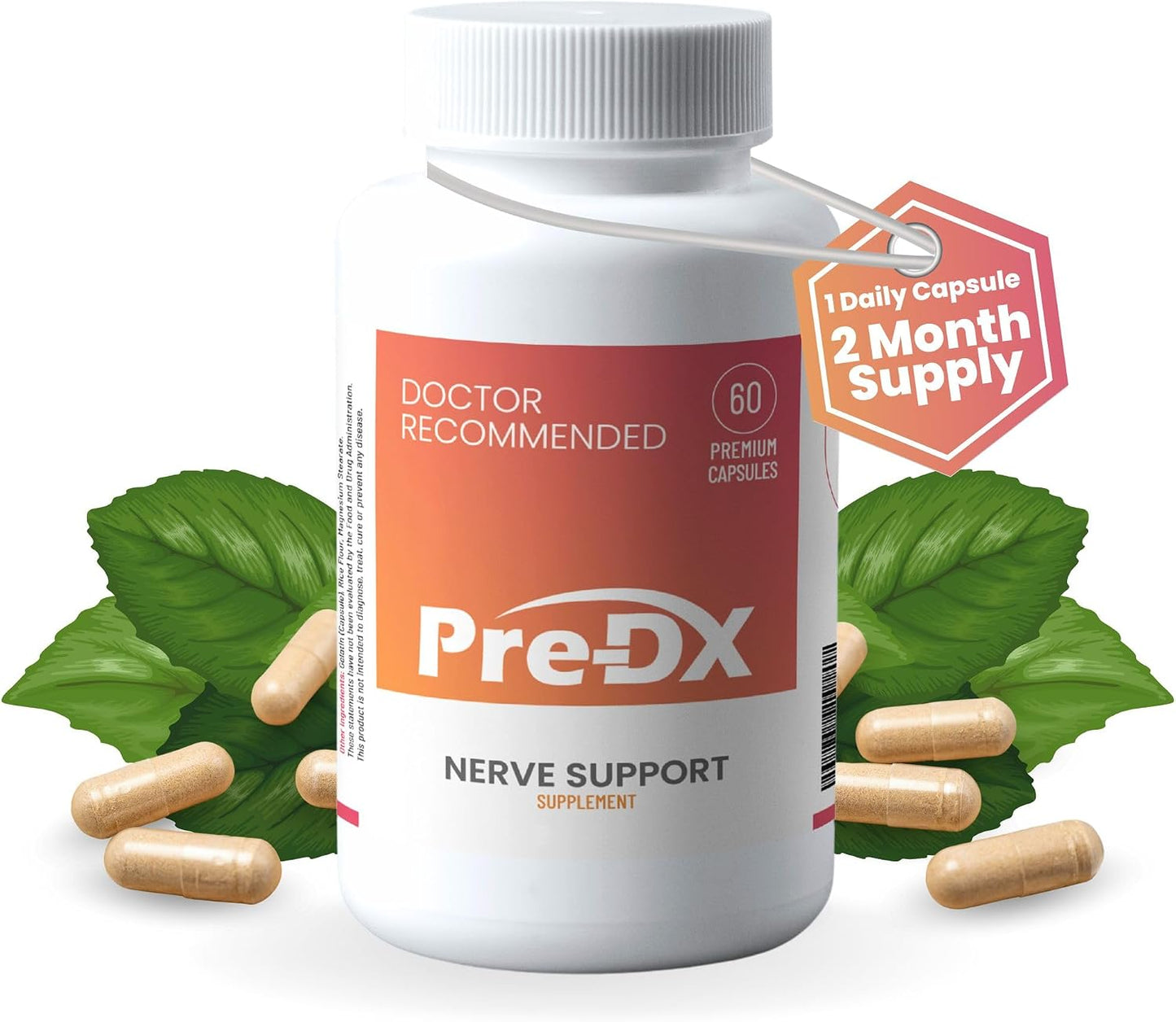 Pre-DX Nerve Support Supplement - Advanced L-Methylfolate Multivitamin with B-Complex, NAC & ALA - 60 Capsules - görsel 7