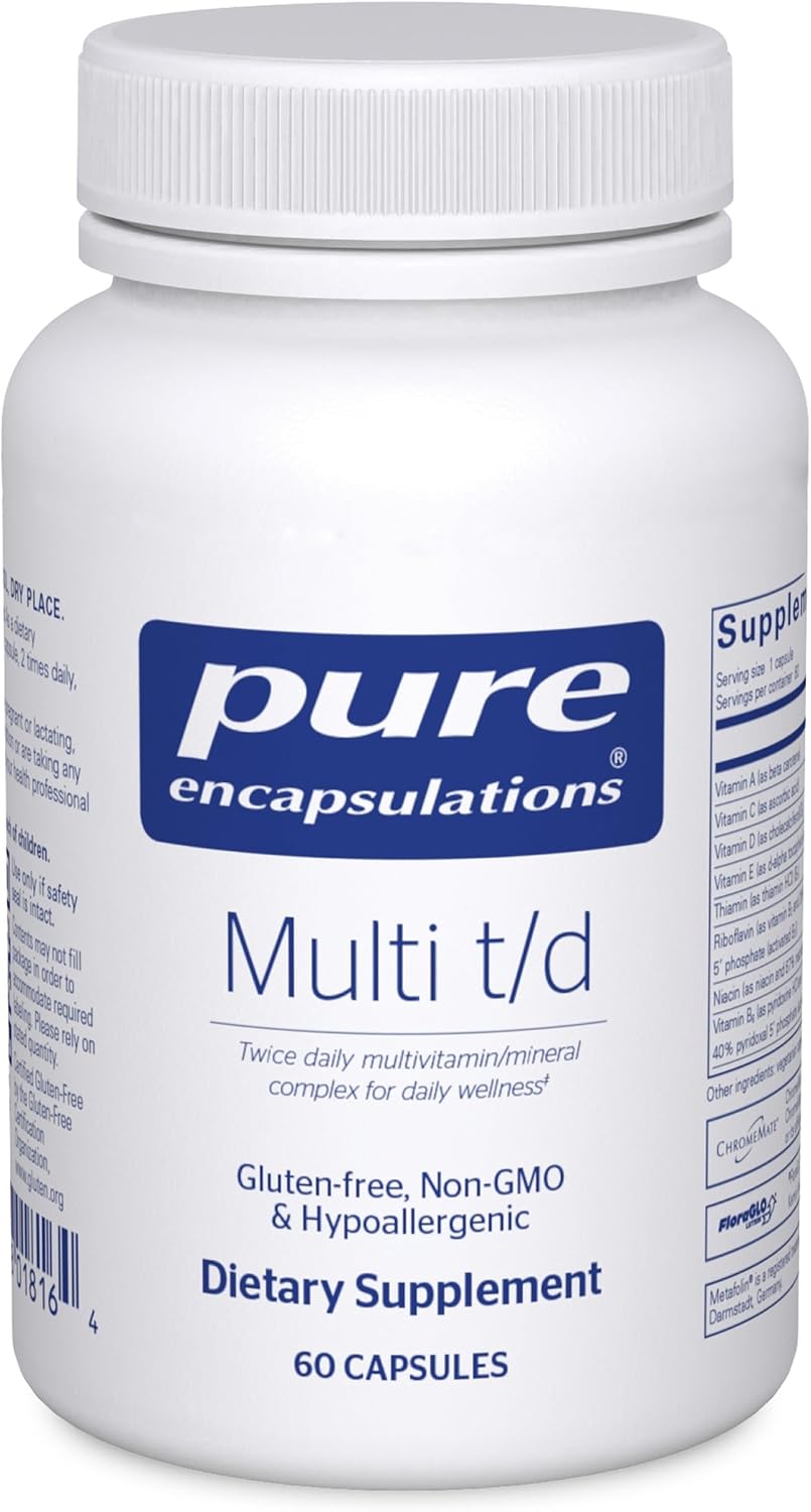 Pure Encapsulations Multi T/D - Multivitamin and Mineral Supplement - görsel 8