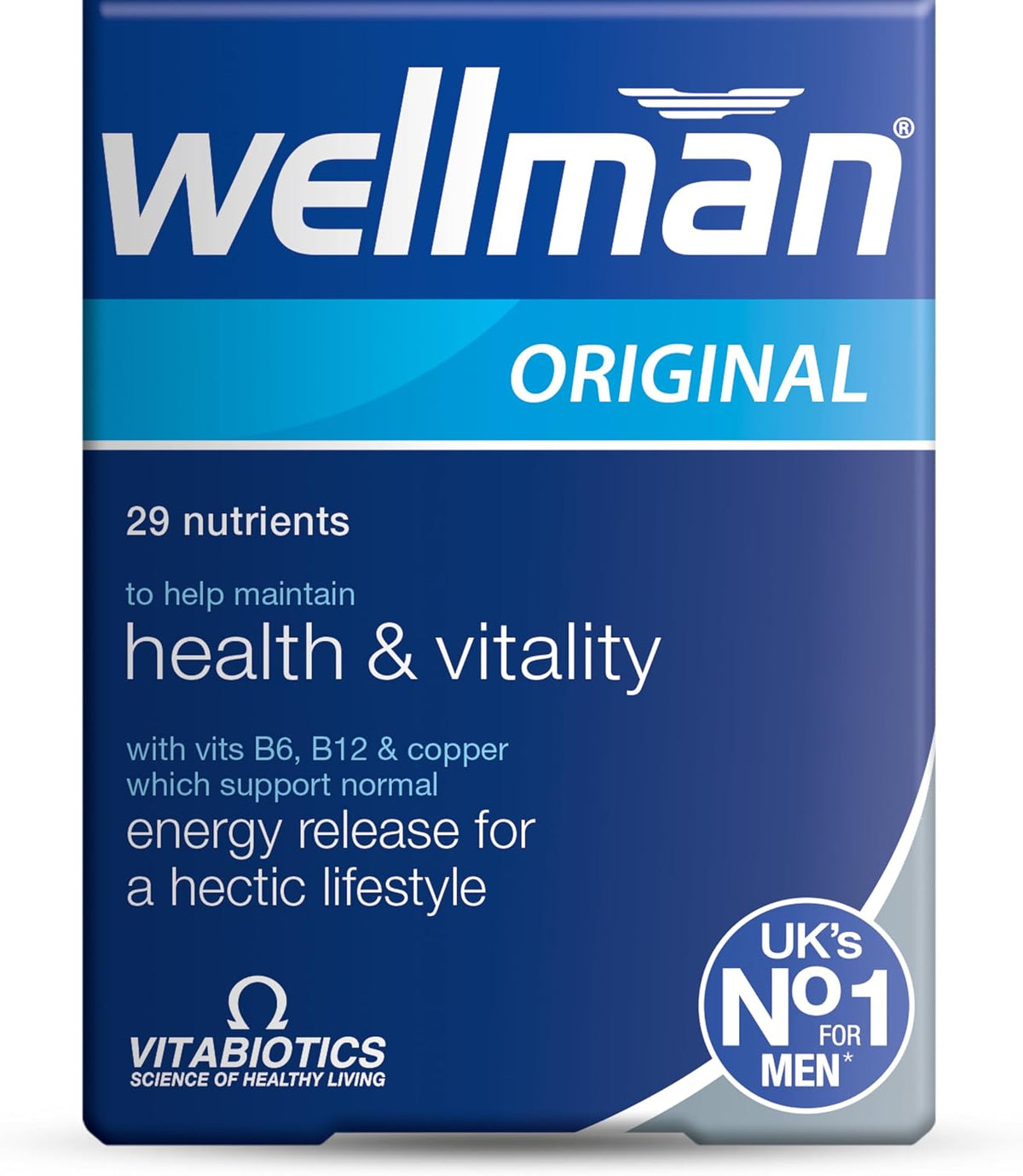 Vitabiotics Wellman 30 Tablets - görsel 1