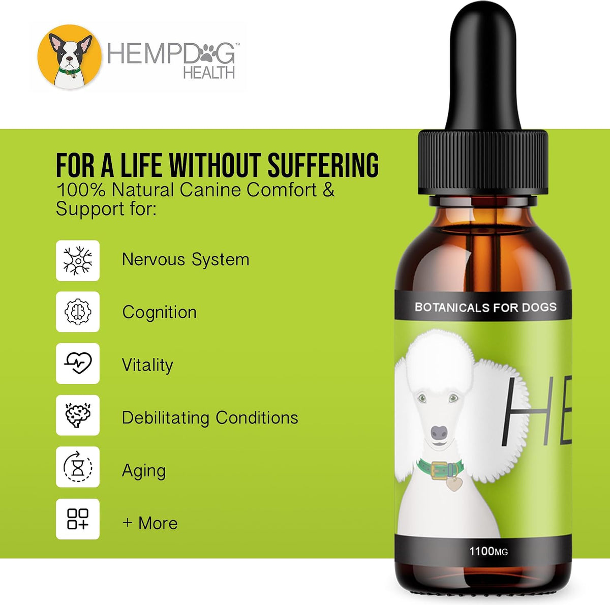 HEAL Pet Hemp Oil for Dogs – Immune & Neurological Support - görsel 7