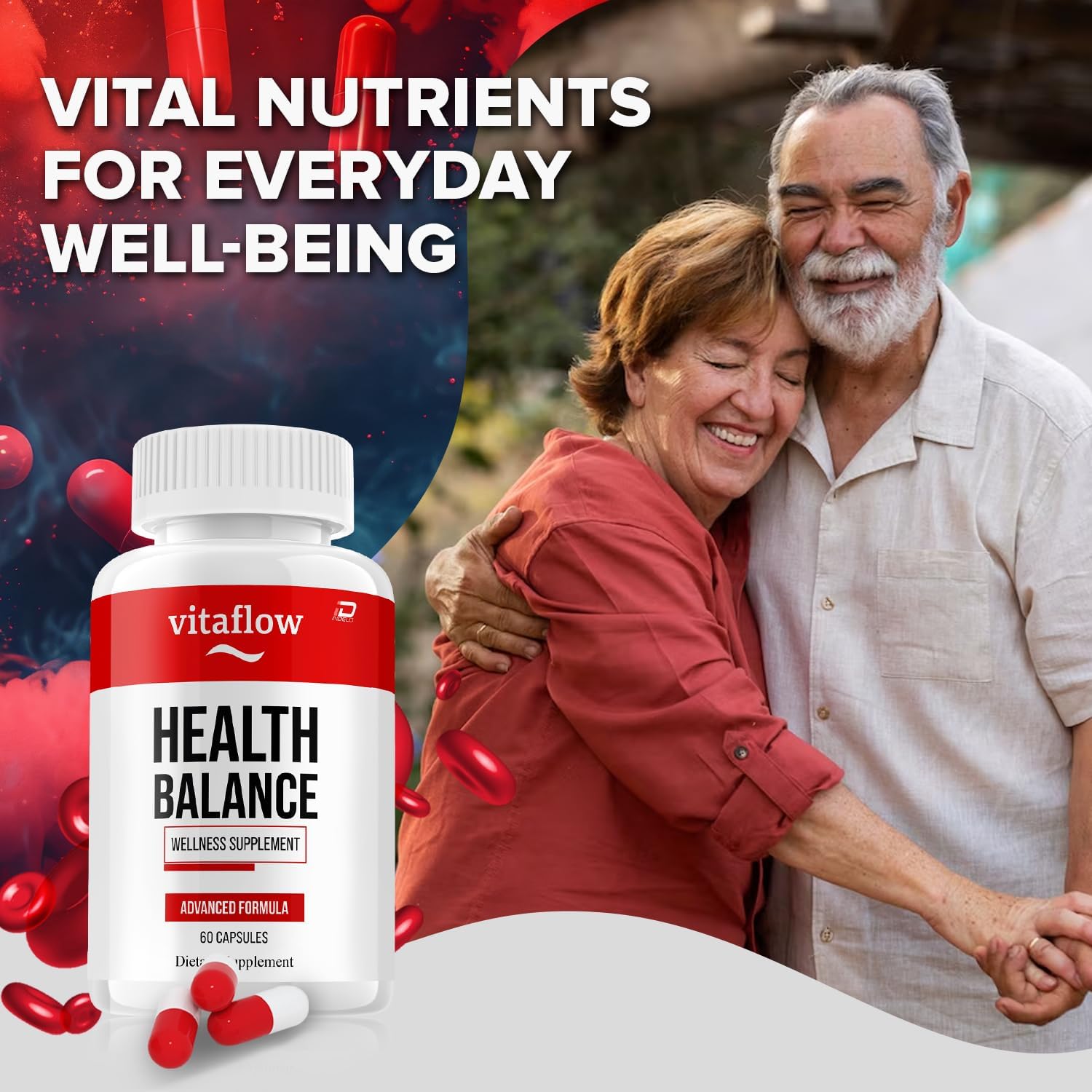 Vitaflow Capsules – Advanced Supplement, All-Natural Formula (2 Pack – 120 Capsules) - görsel 5