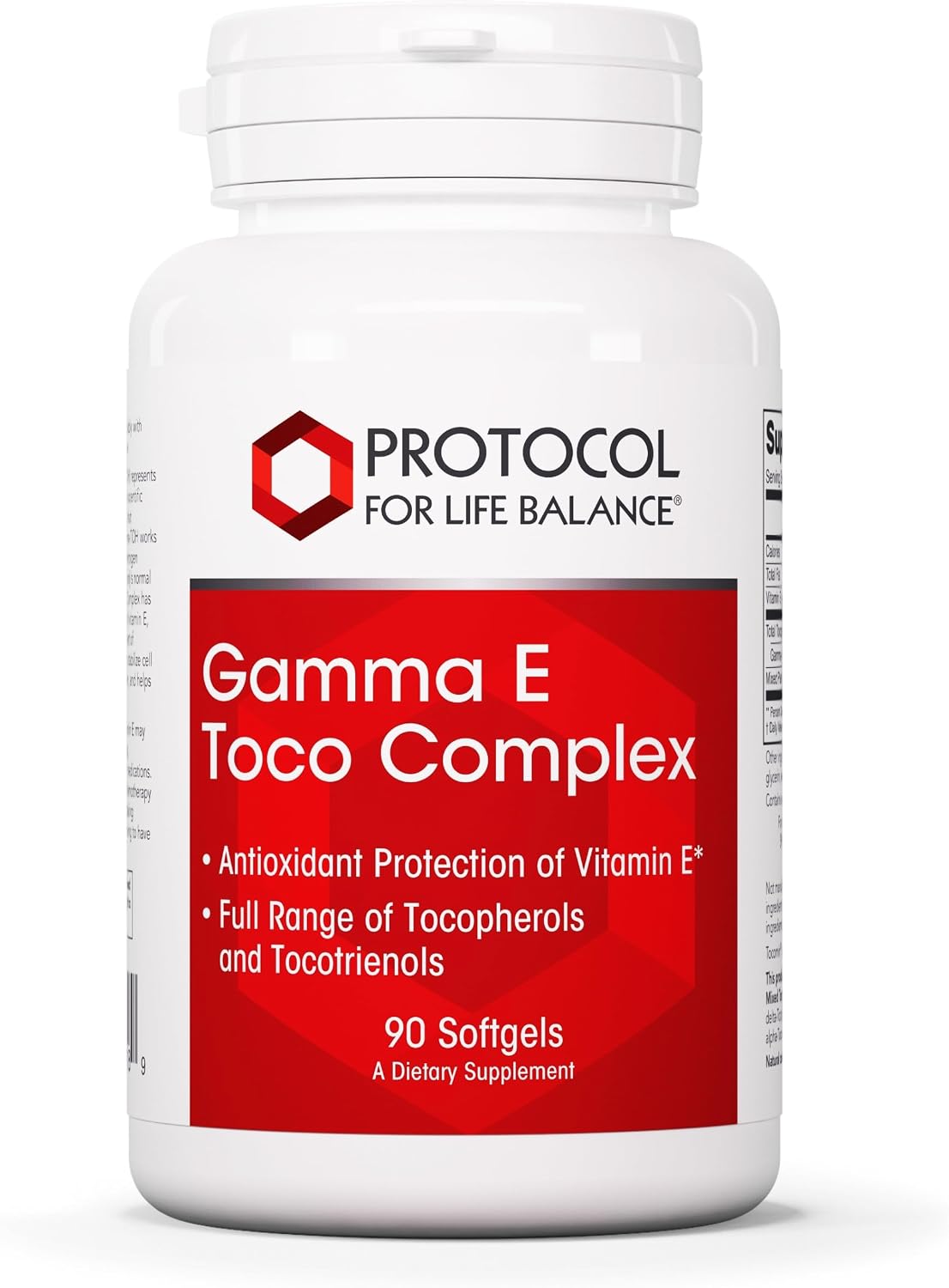 Gamma E Toco Complex - Vitamin E 300mg with Tocotrienols - Antioxidant & Immune Support - 90 Softgels - görsel 1