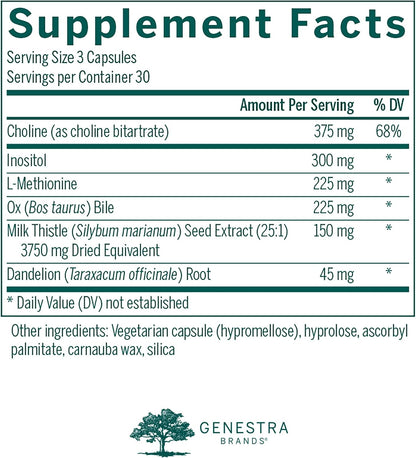 Genestra Brands Ichol Plus | Digestive Supplement | 90 Capsules