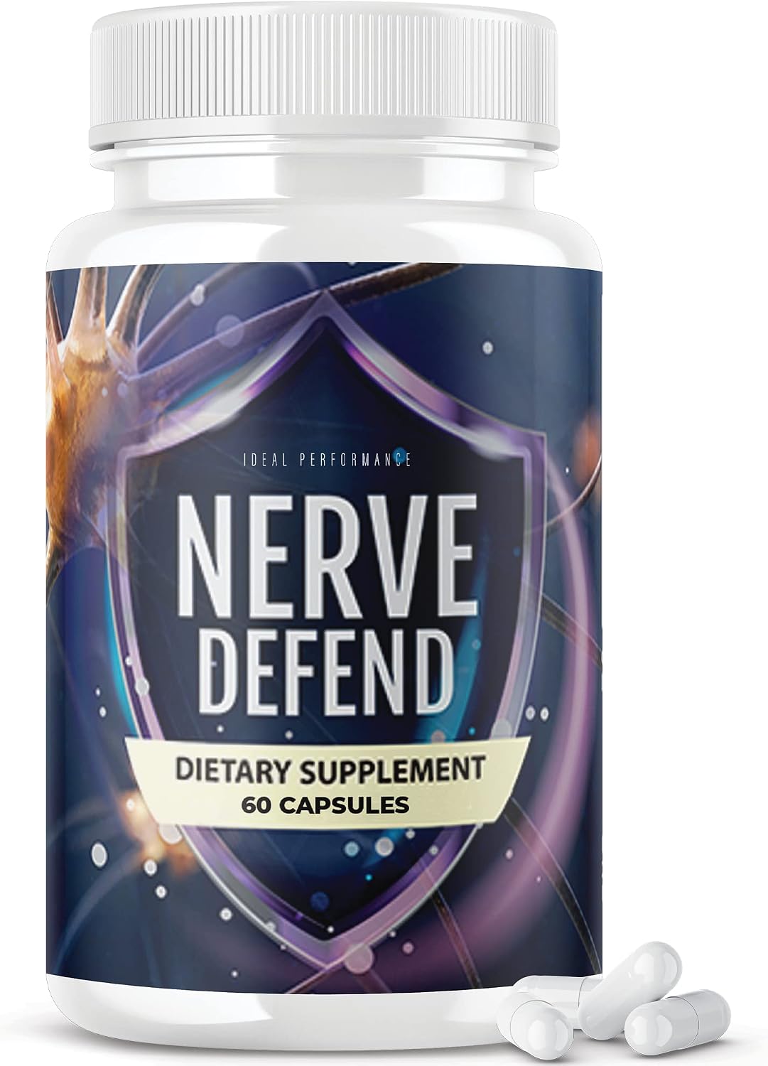 IDEAL PERFORMANCE Nerve Defend Capsules (60 Capsules) - görsel 1