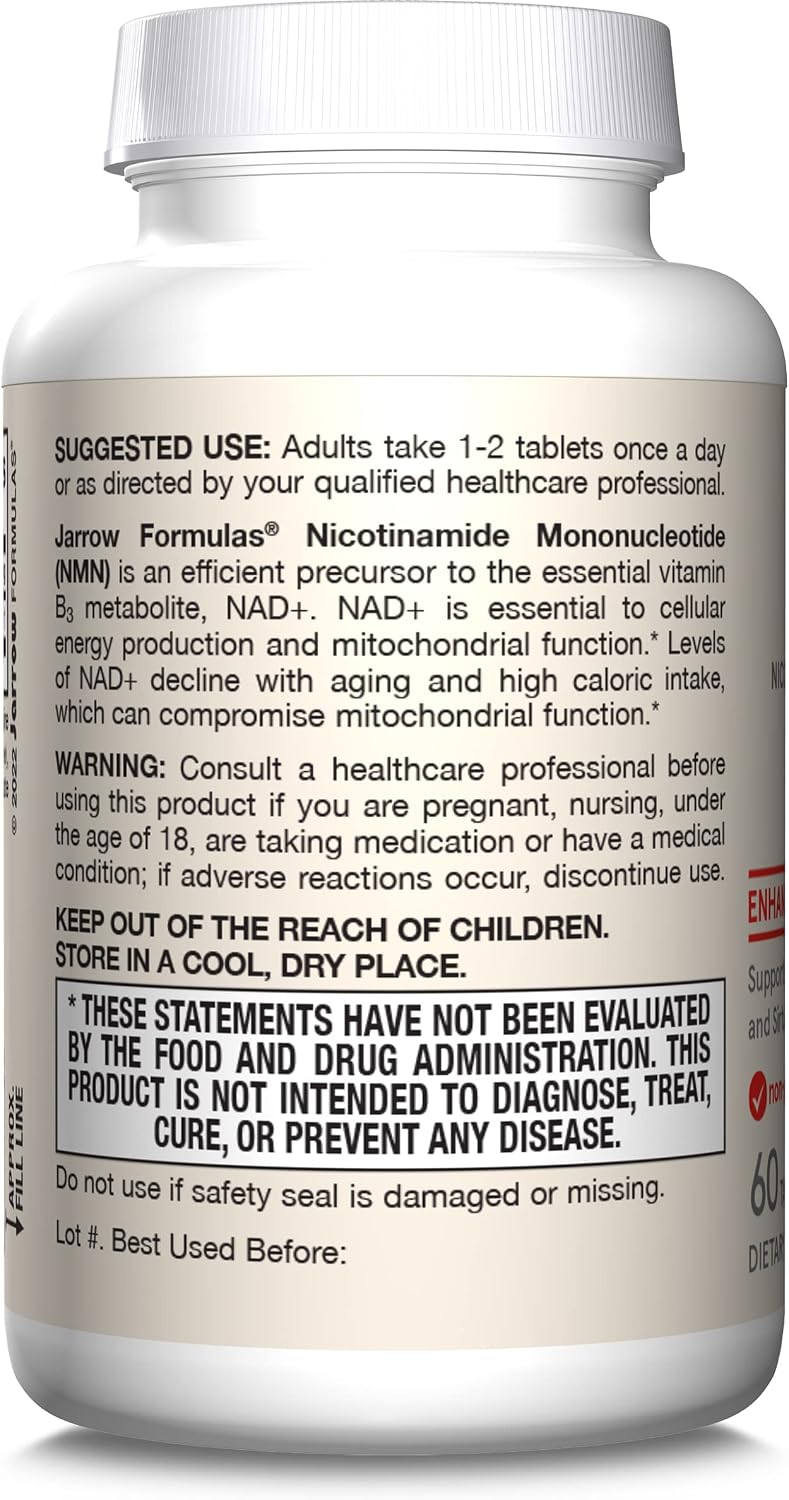 Jarrow Formulae Nicotinamide Mononucleotide (NMN) - 60 Tablets - görsel 8