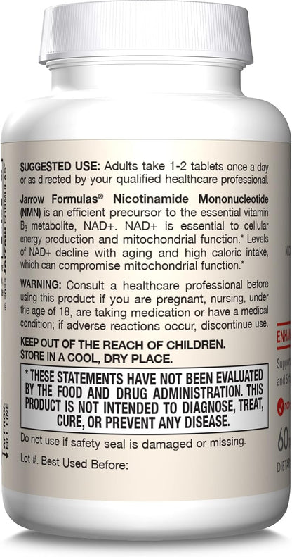 Jarrow Formulae Nicotinamide Mononucleotide (NMN) - 60 Tablets
