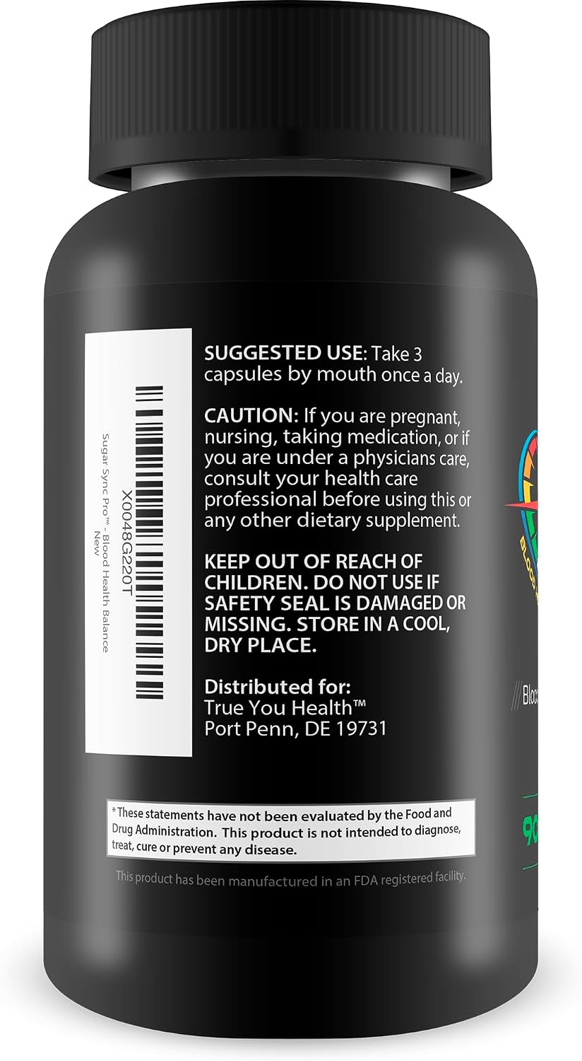 Sugar Sync Pro Blood Health – Blood Balance Food Supplement with Berberine and Cinnamon - görsel 3
