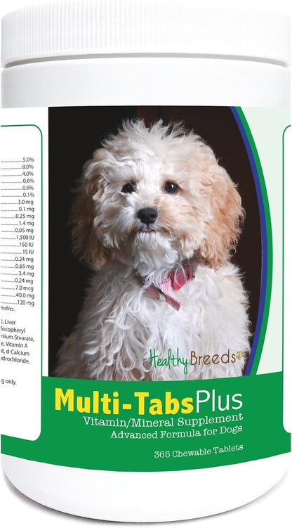 Healthy Breeds Cockapoo Multi-Tabs Plus Chewable Tablets (365 Count)