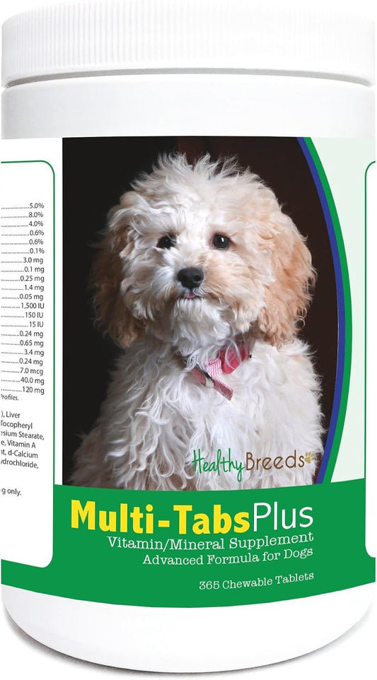 Healthy Breeds Cockapoo Multi-Tabs Plus Chewable Tablets (365 Count)