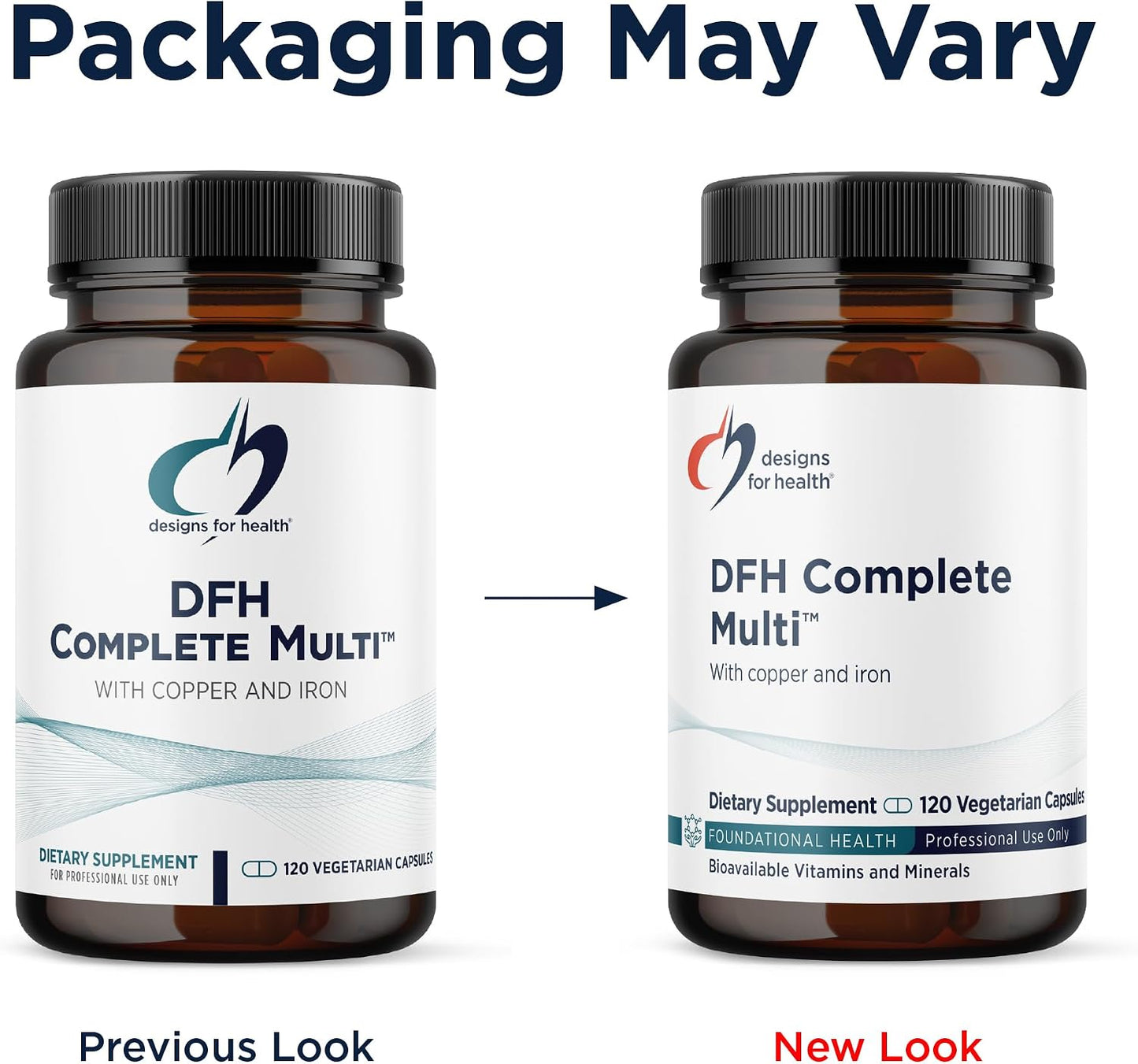 Designs for Health Complete Multi with Copper + Iron - Comprehensive Multivitamin Food Supplement (120 Capsules) - görsel 4