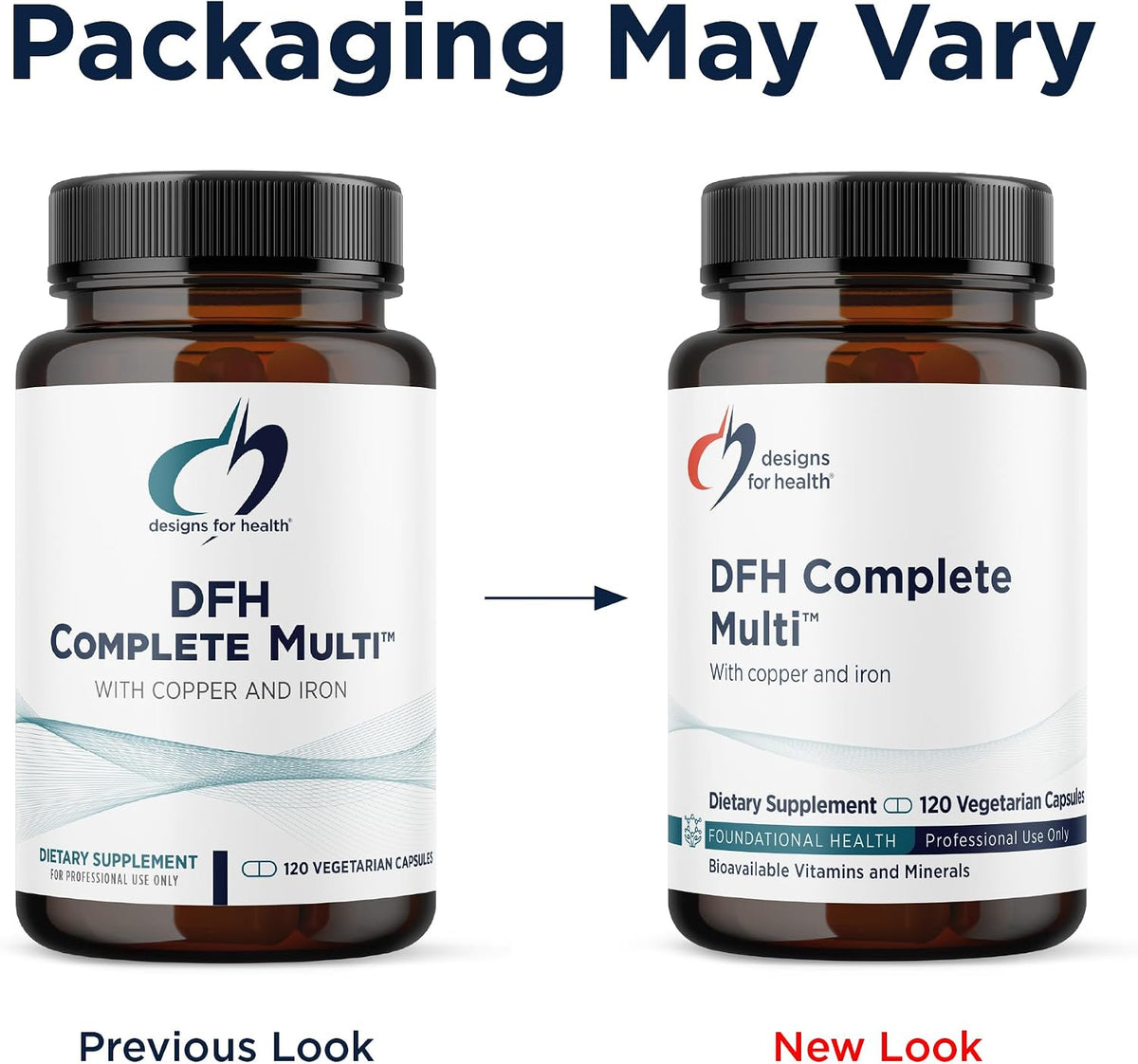 Designs for Health Complete Multi with Copper + Iron - Comprehensive Multivitamin Food Supplement (120 Capsules) - görsel 4