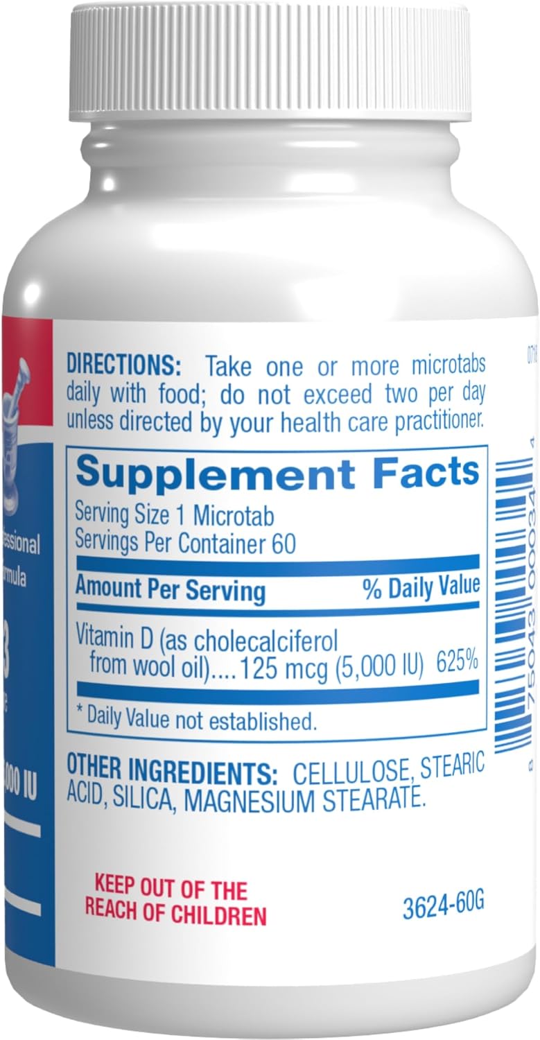 High Strength Vitamin D3 5000 IU - Clinical Formula Vitamin D Supplement for Men and Women - görsel 9
