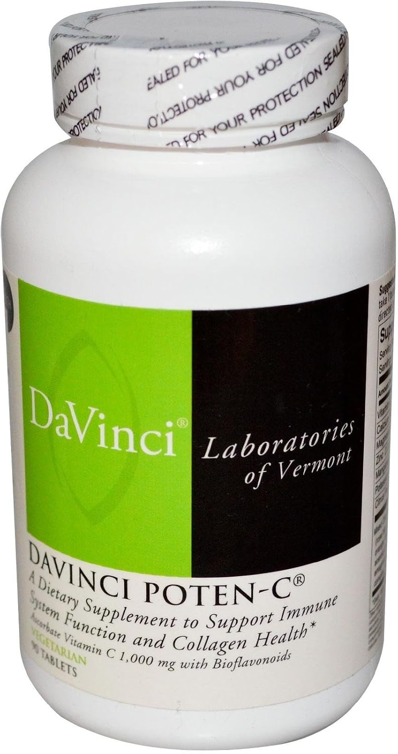 Davinci Poten-C 1000-90 Vegetarian Tablets by Davinci Labs - görsel 1
