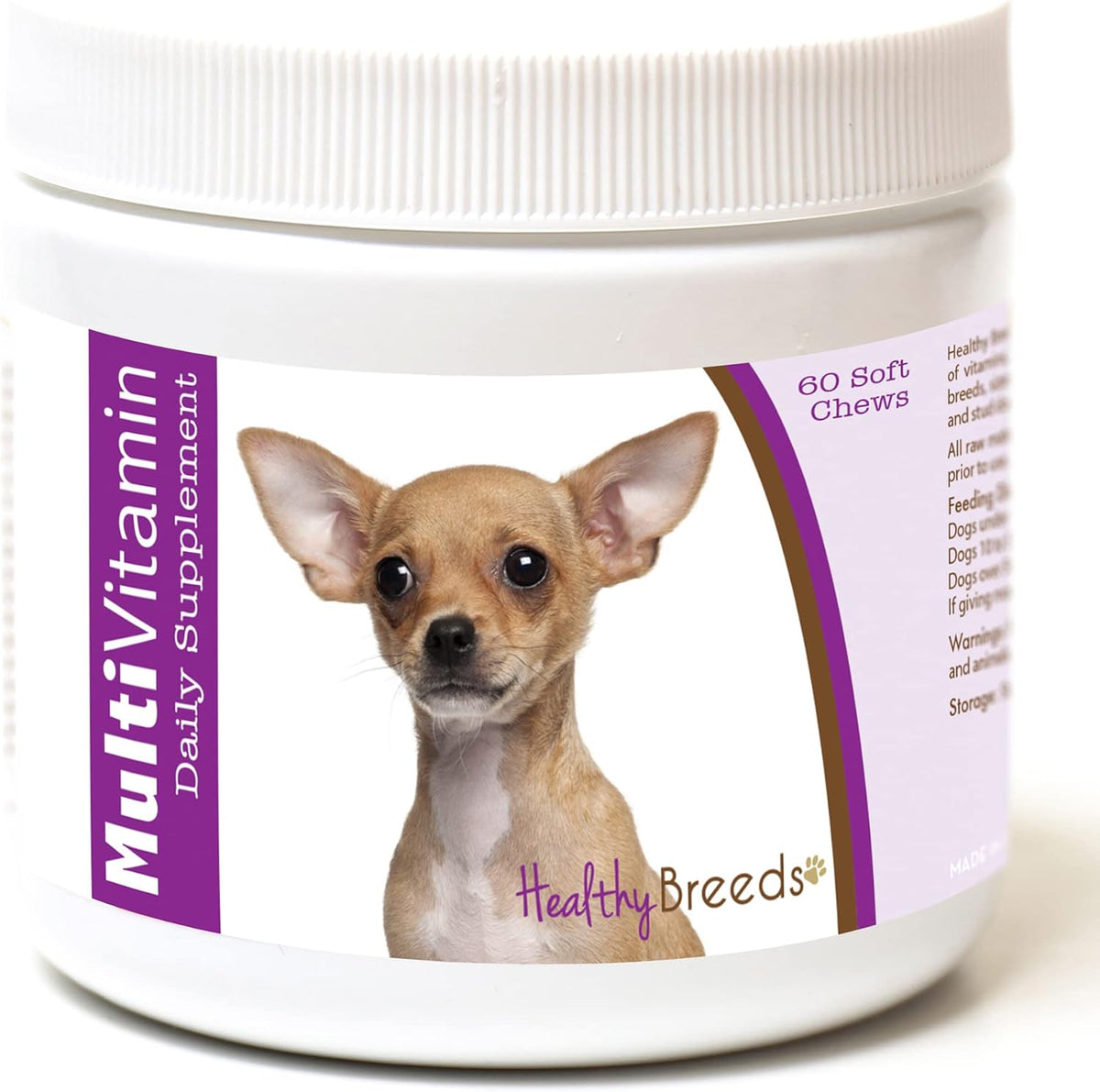 Healthy Breeds Chihuahua Multivitamin Soft Chews 60 Count - görsel 1