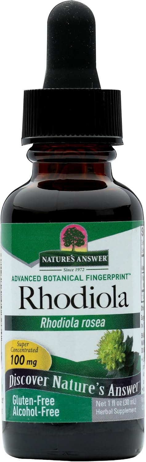 Nature's Answer Rhodiola Root, Alcohol-Free, 1 oz - görsel 1