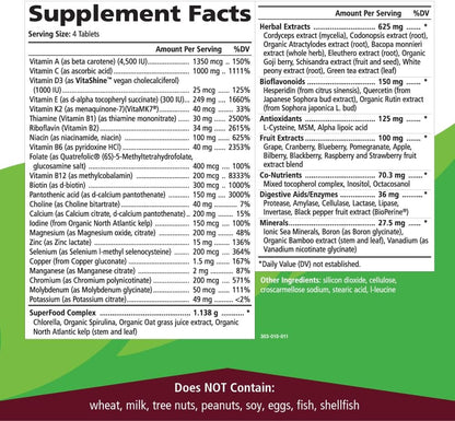 PURE ESSENCE LABS LifeEssence Multivitamin for Women and Men