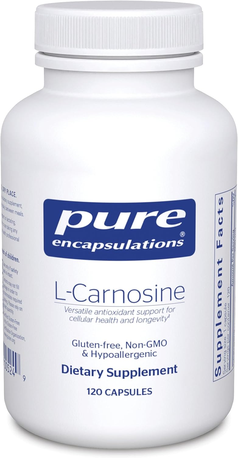 Pure Encapsulations L-Carnosine Food Supplement - 60 Capsules - görsel 8