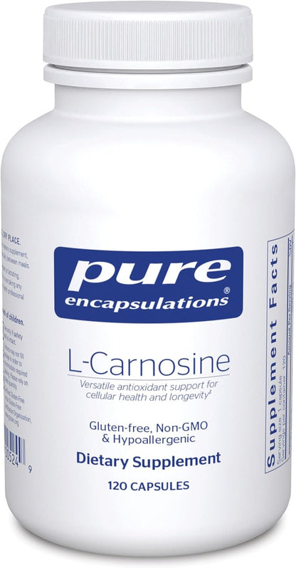 Pure Encapsulations L-Carnosine Food Supplement - 60 Capsules