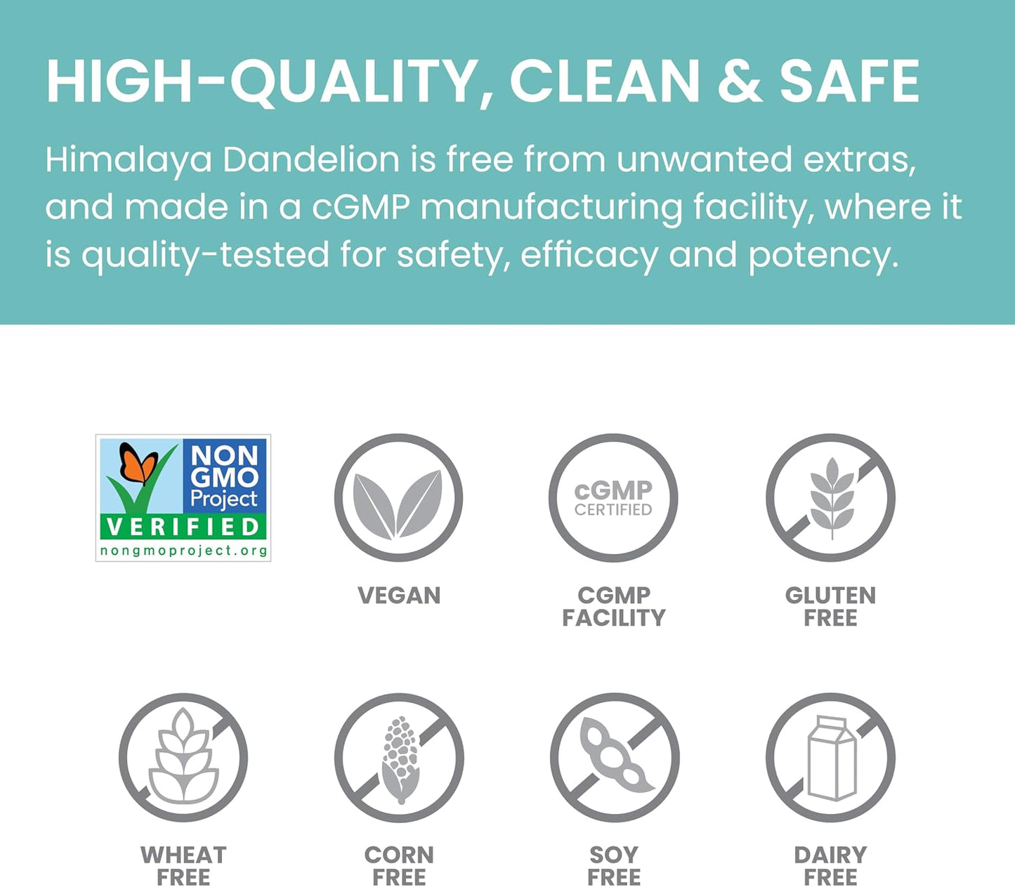 Himalaya Dandelion Root Supplement - 1000 mg, 60 Capsules - Vegan & Gluten-free - görsel 5