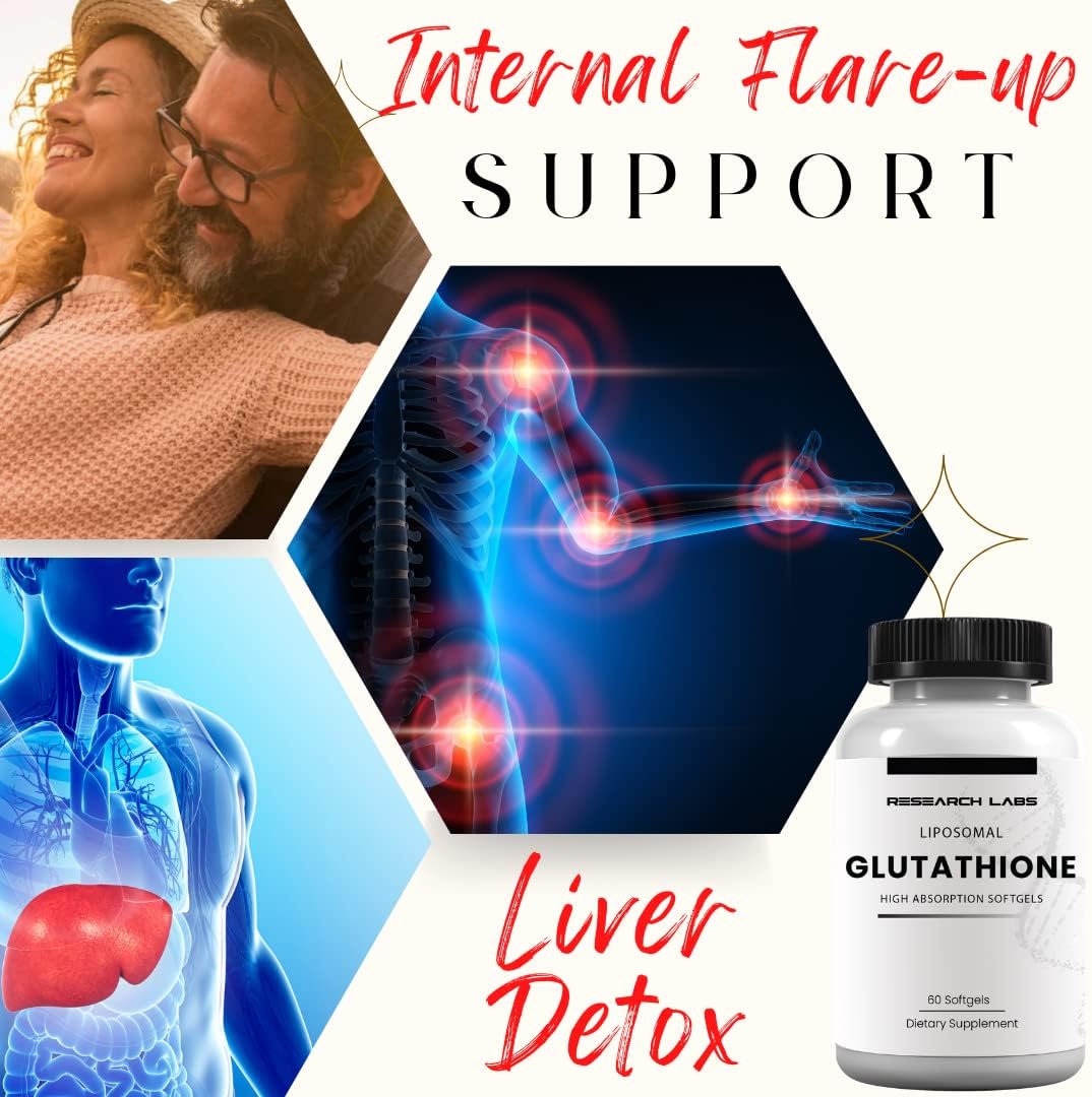 Research Labs Liposomal Glutathione Supplement - 120 Softgels (2-Pack) - görsel 3