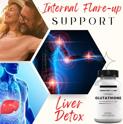 Research Labs Liposomal Glutathione Supplement - 120 Softgels (2-Pack)