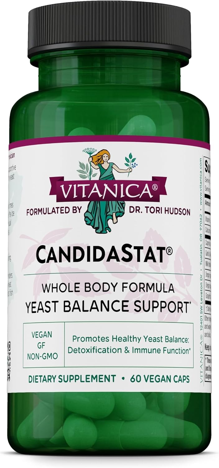 Vitanica Candidastat, Balanced Support, Vegan, 60 Capsules - görsel 1