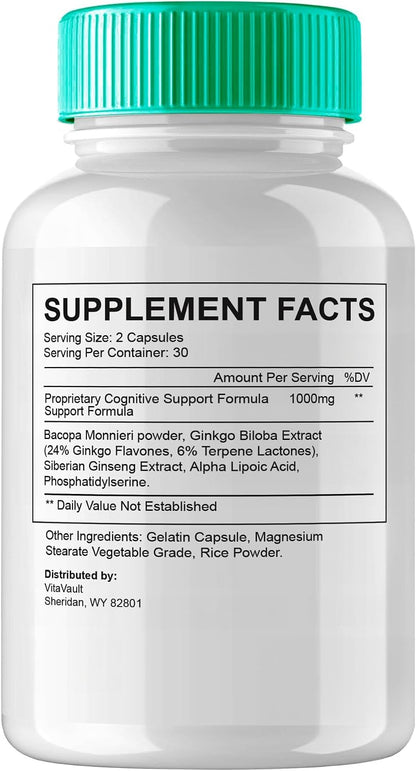 Neuro Zoom Capsules – Enhanced Memory and Brain Health Supplement (300 Capsules)