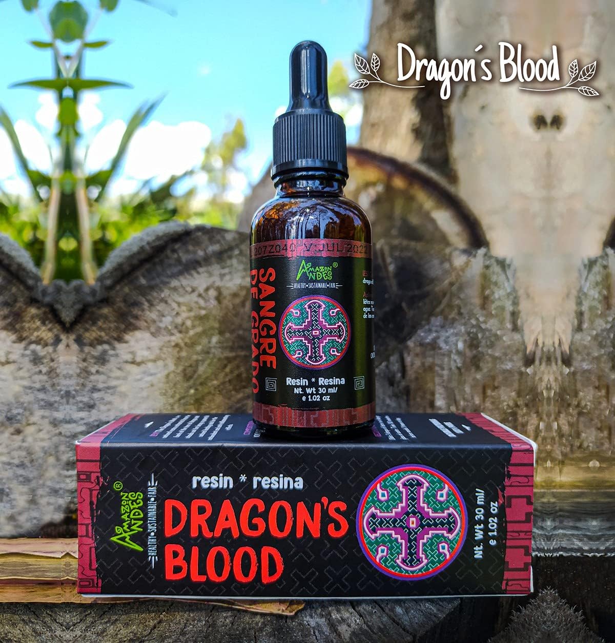 Amazon Andes Dragon's Blood Organic Liquid Extract - Sangre de Drago Sap, 30ml (1 fl oz) - görsel 8
