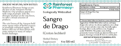 Sangre de Drago (Dragon's Blood) Liquid - 120 ml - 100% Pure Wildcrafted Peruvian Sap