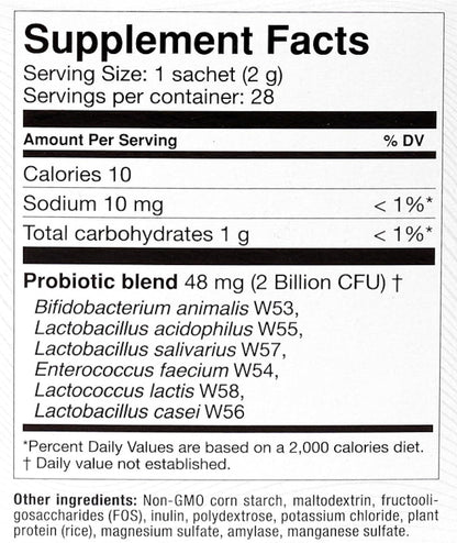 OMNi BiOTiC Balance Probiotic Immune Support – Bifidobacterium & Lactobacillus – Hypoallergenic – Immune Support Supplement for Men and Women – Non-GMO (28 Daily Sachets)