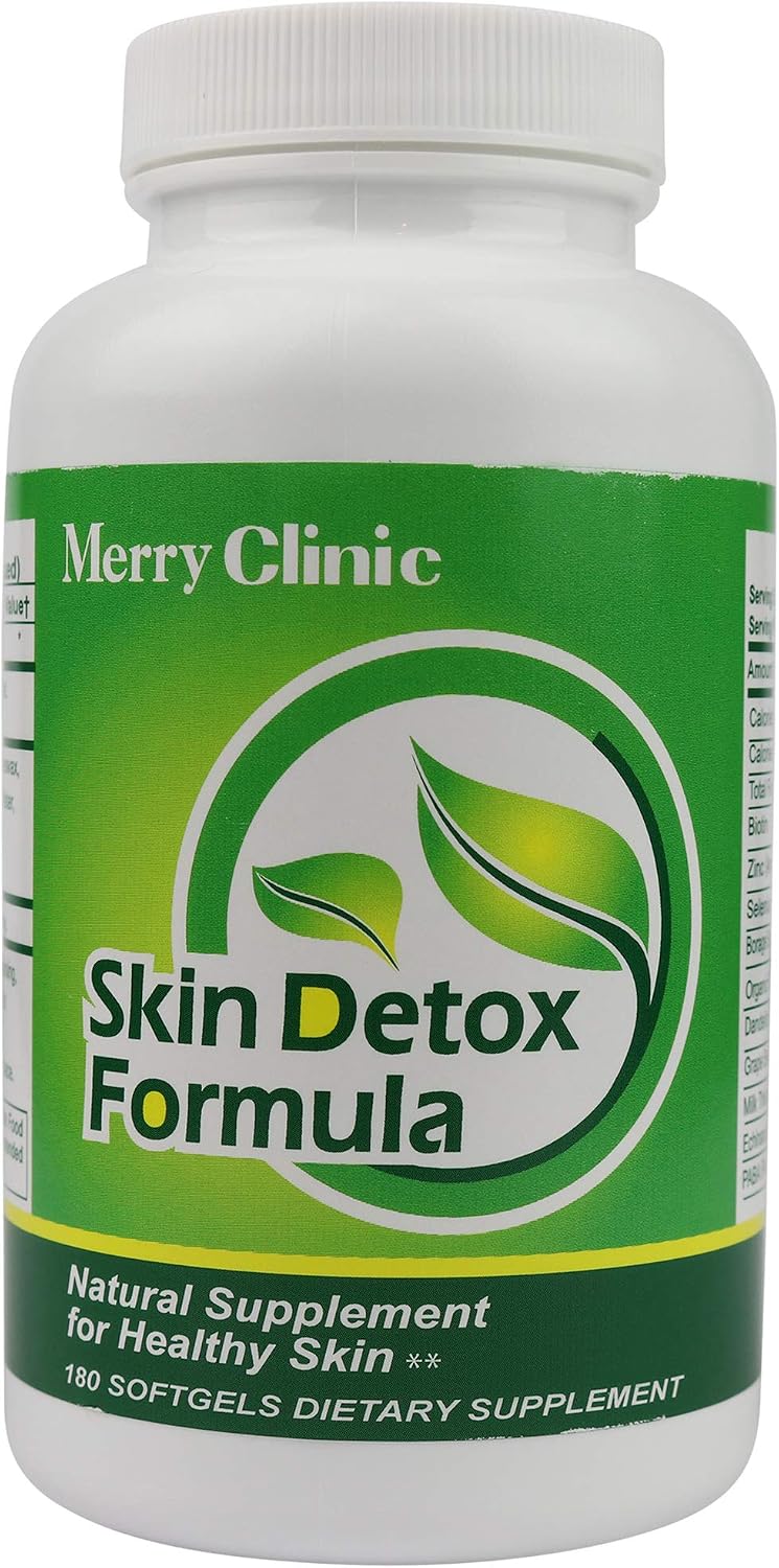 Merry Clinic Skin Detox Formula 180 Soft gel capsules - görsel 1