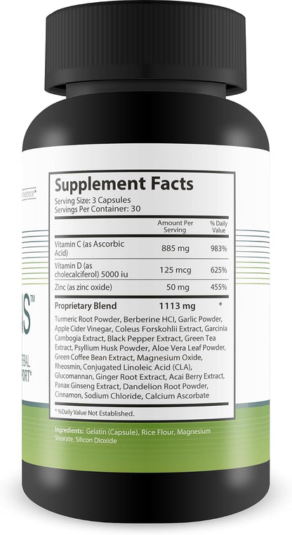 The Makers CDZ Vitamins - Vitamin C, D and Zinc with Herbs