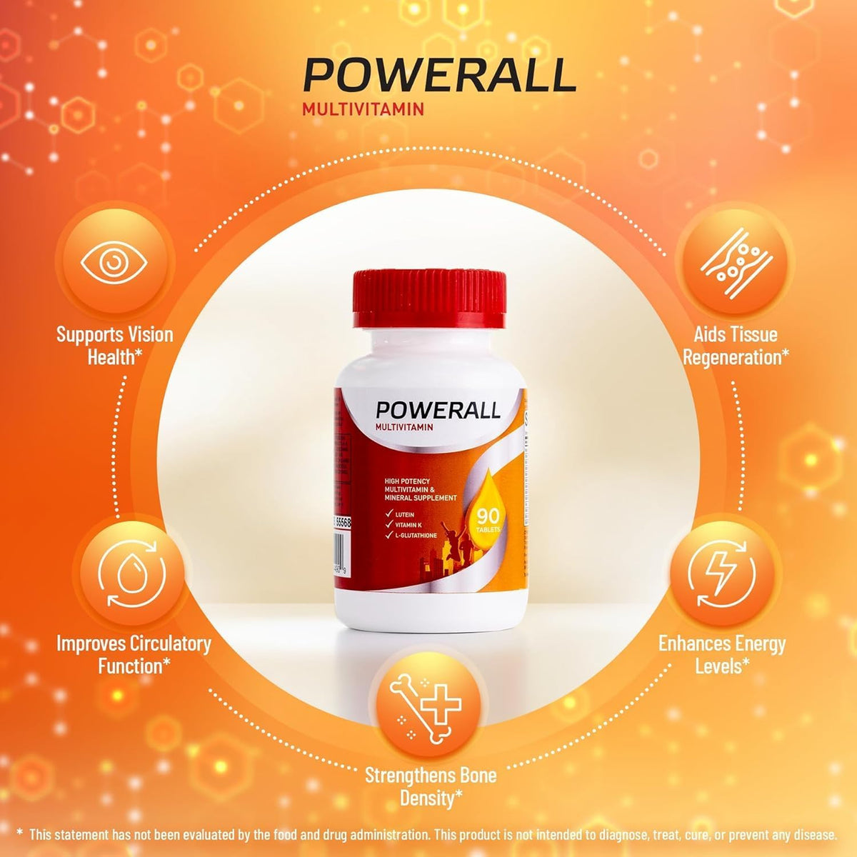 Basic Brands - Powerall Multivitamin - 90 Tablets - 2-Pack - görsel 5