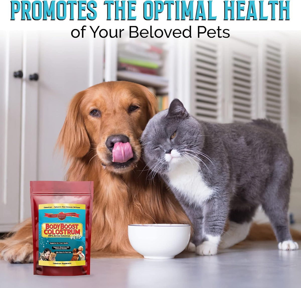 BodyBoost Bovine Colostrum Powder for Dogs – Gut Health: Growth factors and peptides can aid in repairing the – Image 6